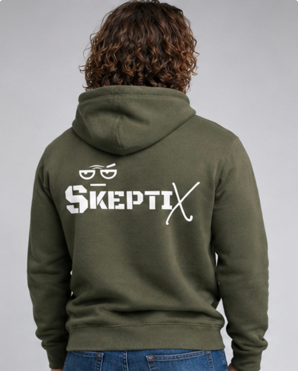 SKEPTIX Signature Hoodie - Olive Edition