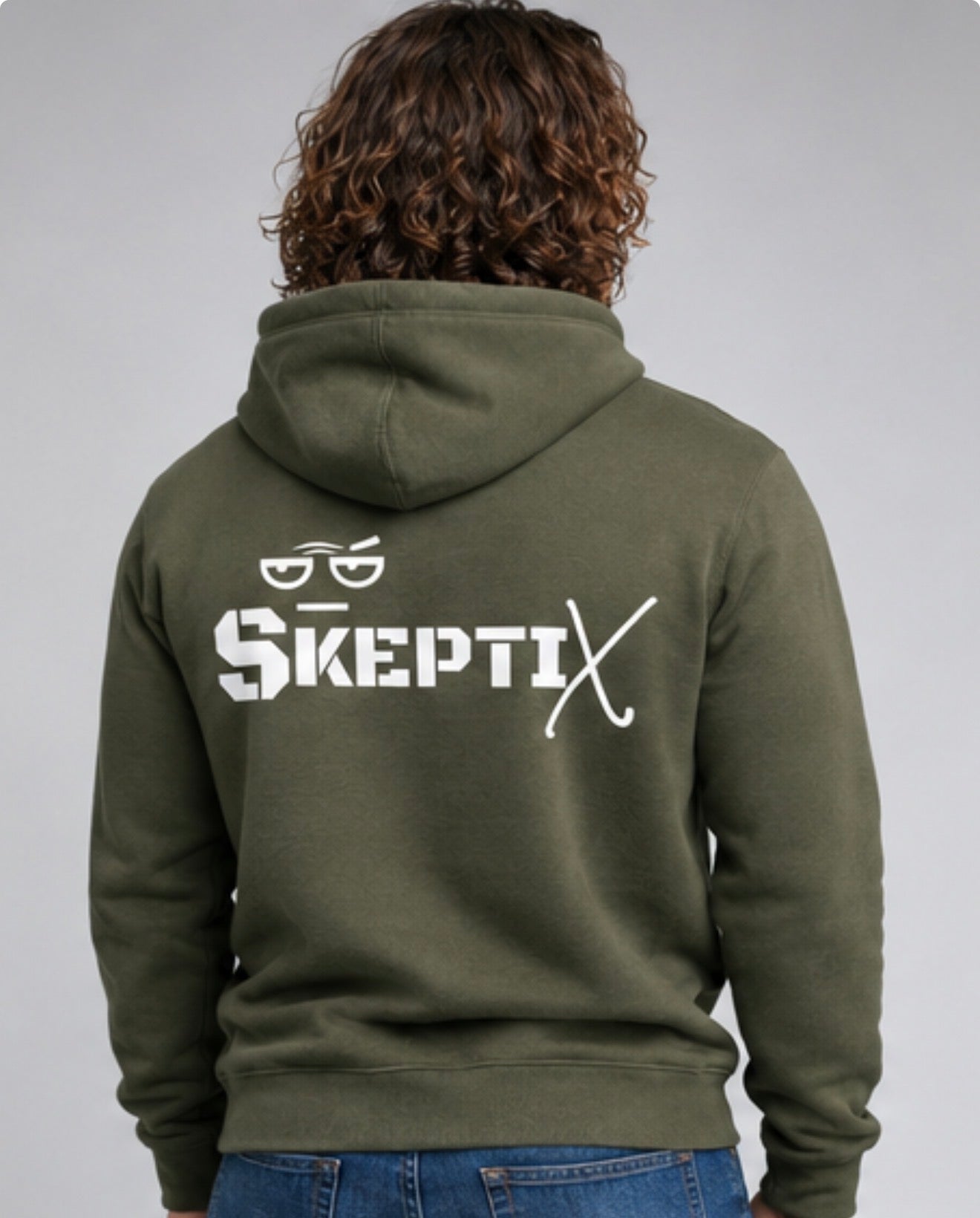 SKEPTIX Signature Hoodie - Olive Edition