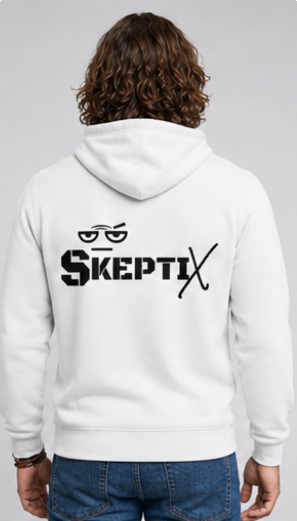 SKEPTIX Signature Hoodie - White Edition