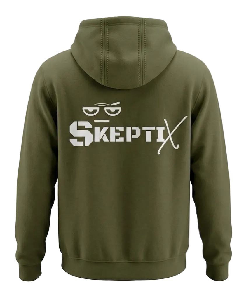 SKEPTIX Signature Hoodie - Olive Edition
