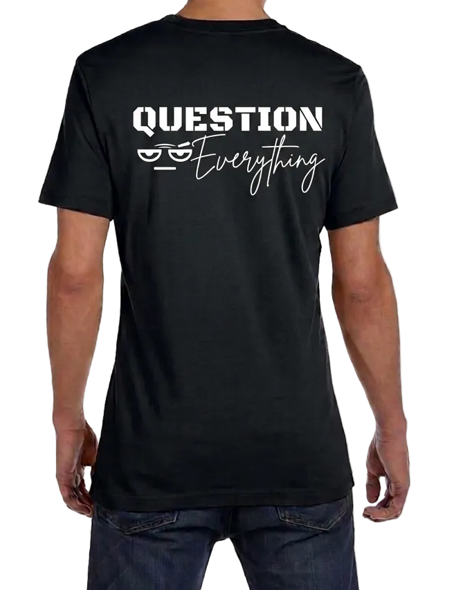 SKEPTIX Question Everything Tee - Black