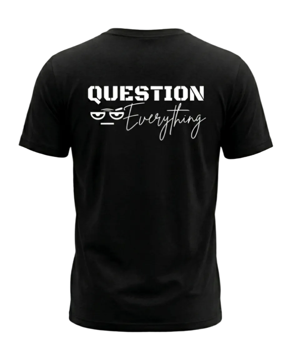 SKEPTIX Question Everything Tee - Black